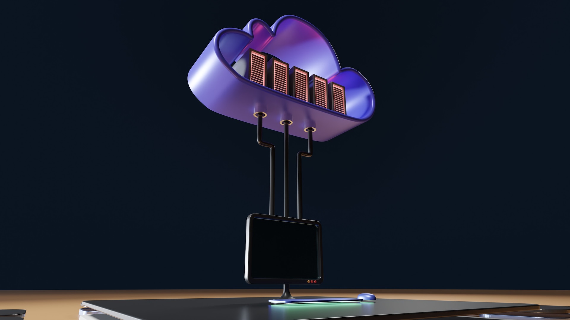 cloud computing concept art