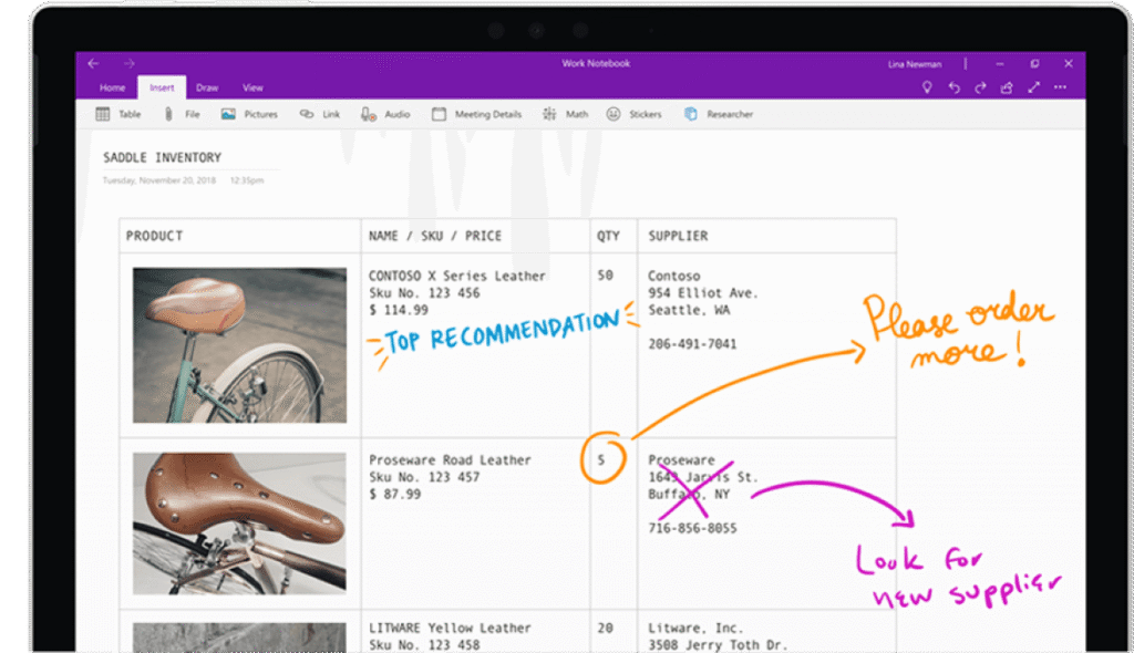 Organize Notes With OneNote